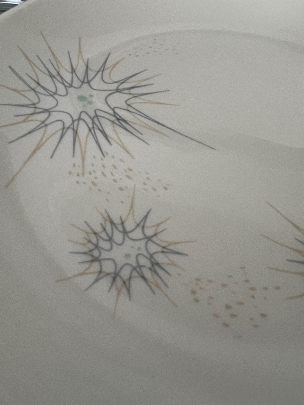 Vintage Iroquois Impromptu Ben Seibel Dinner Plate 10” Mid Century Modern MCM - Picture 6 of 6